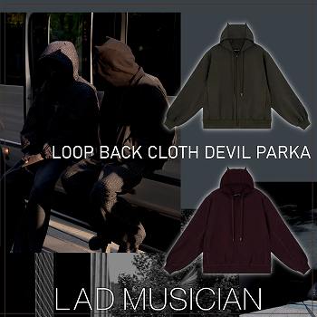LAD MUSICIAN(ラッドミュージシャン)LOOP BACK CLOTH DEVIL PARKA